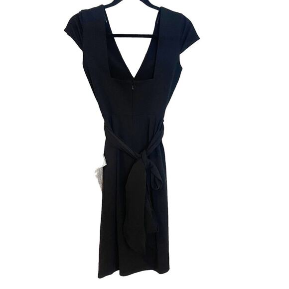 Dress The Population Dana Black Deep V-Neck Sheath Dress Size S NWT - Picture 7 of 9
